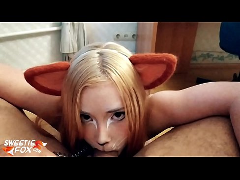 ❤️ Kitsune svelge pikk og cum i munnen Pornovideo hos oss ️❤